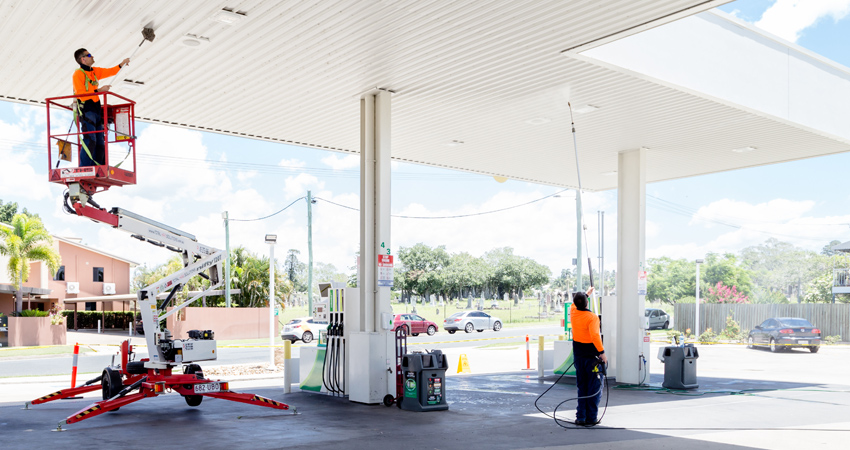 Pressure Cleaning Service Station